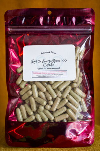 Red 2x Energy 100 Caps